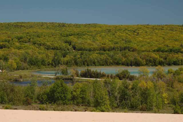 The view from atop the Dune Climb